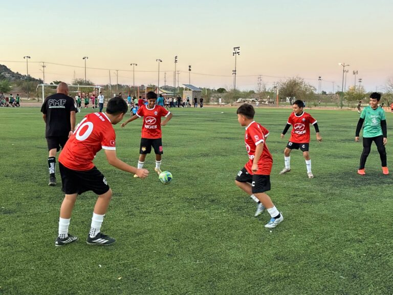 Continúan los goles y la emoción en las canchas de Hermosillo con el Mundialito H 2026.
