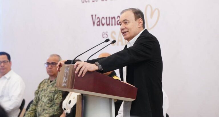 Inicia Gobernador Durazo campaña de vacunación; serán más de 1 millón de dosis contra influenza y COVID-19